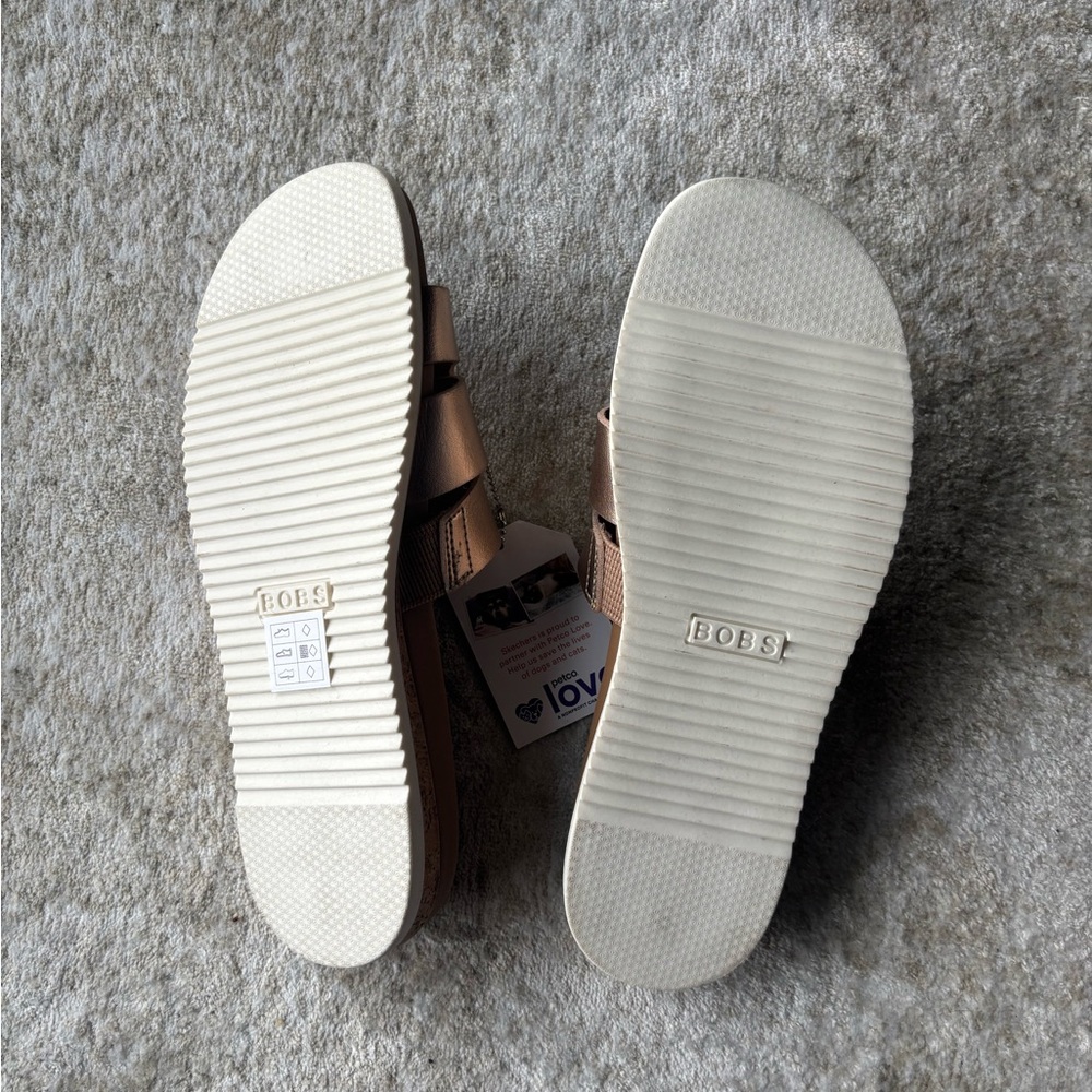 Skechers BOBS Desert Kiss Low - Peak Look size 8 Rosegold - Picture 4 of 5